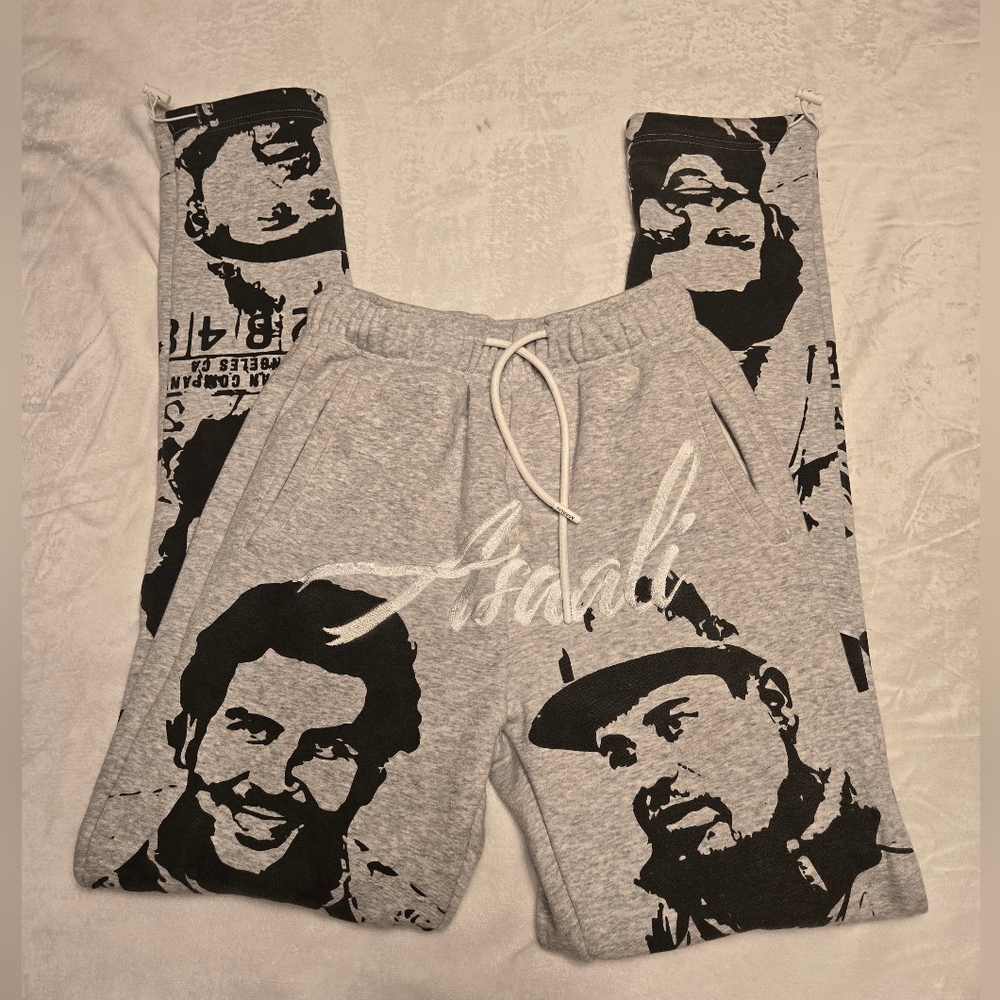 Asaali Sweatpants Color Grey/Black Size Small